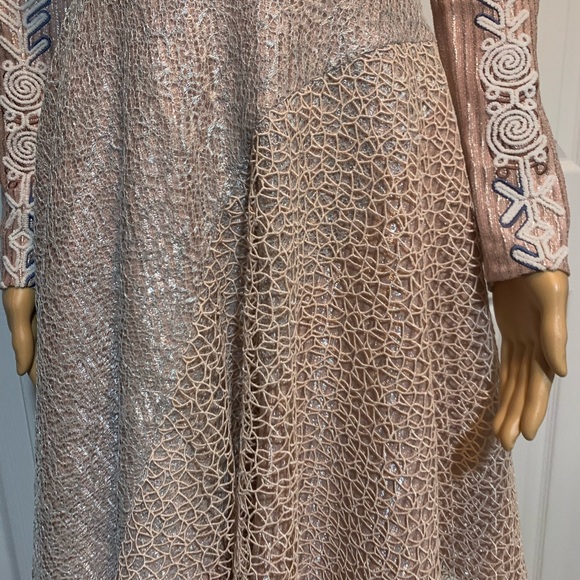 Peter Pilotto Jersey & Lace Embroidered Dress - Picture 4 of 8